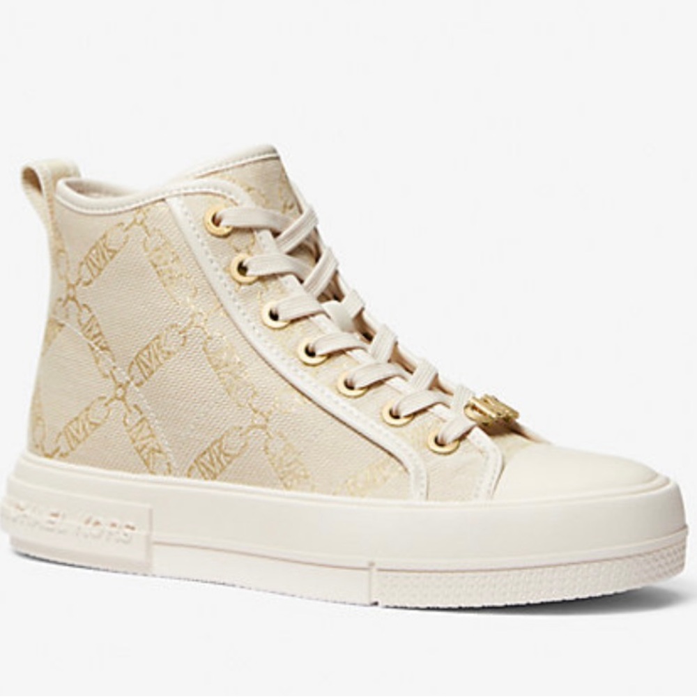 Evy Metallic Empire Logo
Jacquard Michael Kors High-Top Sneaker Originally $195